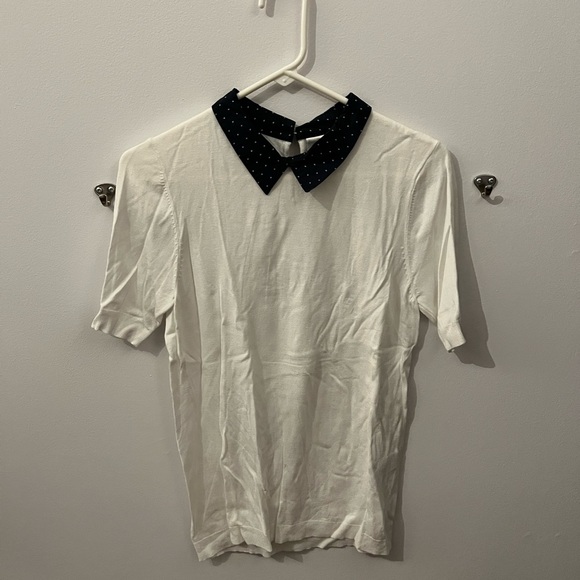 White t-shirt pull - Picture 1 of 3